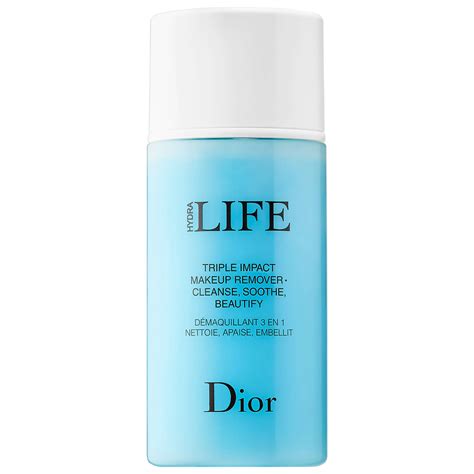 dior hydra life triple impact makeup remover|Dior hydra life review.